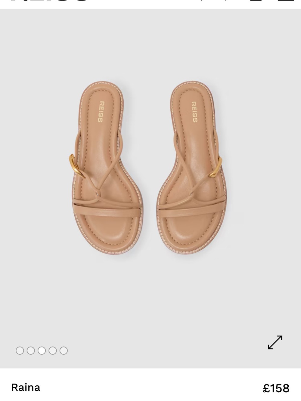 New with tag Reiss Raina Sandal